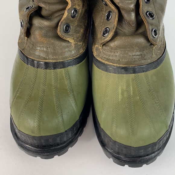 SOREL Kaufman Mark V made in Canada green hunting/hiking winter boots size 10 - Picture 4 of 16